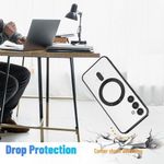 product_image_name-Generic-Black Luxury Electroplate Magnetic Charging Clear/Transparent Phone Case Cover for Samsung Galaxy S24+ (S24 Plus)-2