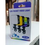 product_image_name-Generic-AY-83 RGB Mini Pocket Video Light – LED Lighting for Vlog & Photos-1