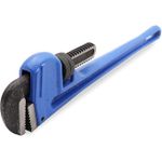 product_image_name-Generic-Heavy Duty Pipe Wrench 8 Inch(200mm), Adjustable Straight Pipe Wrench with Drop Forged, Heat-Treated Cr-Mo Floating Hook Jaw and Ductile Casting Iron for Plumbing, Gas, and Mechanical Work-1