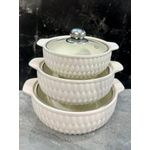 product_image_name-Generic-3-in-1 Ceramic Serving Dish Set – Stylish 3-Course Casseroles for Home Dining-1