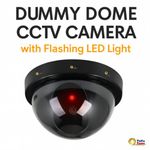 product_image_name-Generic-Fake Surveillance Camera – Dome Style with Blinking LED Light, Easy Install, Weatherproof-1