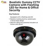product_image_name-Generic-Fake Surveillance Camera – Dome Style with Blinking LED Light, Easy Install, Weatherproof-5