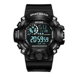 product_image_name-Fashion-Electronic Sports Digital Watch Function Light Alarm Clock - Black-2