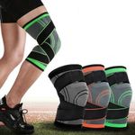 product_image_name-Generic-Elastic Knee Protector Knee Pads Kneepads Knee Support Sleeves Compression Sleeves-1