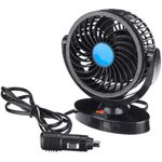 product_image_name-Generic-Auto Addict 12V DC Electric Car Single Head Fan for Dashboad 360 Degree Rotatable Car Auto Powerful Cooling Air Fan-3