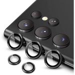 product_image_name-Generic-Black Metal Ring Camera Lens Protector for Samsung Galaxy S22 Ultra-1