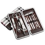 Manicure Nail Clippers Kit Pedicure Set Nail 12Pcs