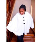 product_image_name-Fashion-Button Heavy Poncho Double Fleece-2
