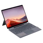 product_image_name-Generic-For M icrosoft Surface Pro 11 / Pro 10 2089A Wireless Bluetooth Keyboard Leather Case(Grey)-3