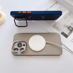 product_image_name-Generic-Magnetic Stand Luxury Phone Case with Free Camera Lens Protector, MagSafe Magnetic Ring, Hybrid Protection, and Slim Transparent Design for iPhone 13 Pro Max - Black-7