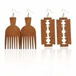 product_image_name-African- Wooden  Earrings -1