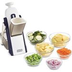 Mandolin slicer,Multi-function Safe Slice Manual Vegetable Chopper & Slicer.