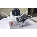 product_image_name-Intelligence-4G Sim Dual Lens Solar Panel Camera Outdoor CCTV Cameras PIR Detection Night Vision V380 Security Protection Built in Battery-3