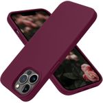 product_image_name-Generic-Soft Silicone Slim Fit Cover Anti-Scratch Shockproof Case for Apple iPhone 12 Pro Max - Maroon-1