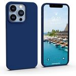 iPhone 13 Pro Max  good quality Silicone Cover Case - navy blue