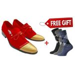 product_image_name-PHOELIX FASHIONS-Elegant Designer Ankara Casual / Wedding Shoes + FREE PAIR OF SOCKS-1