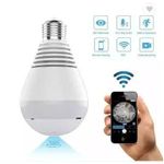 product_image_name-Generic-v380 WIfi  bulb light with  wireless panoramic IP camera,360 Degree view 960p HD-1