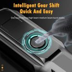 product_image_name-Generic-Telescopic Zoom LED Tactical Flashlight Metal Waterproof Rechargeable USB Torch-4