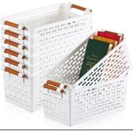 product_image_name-Generic-Multi~purpose storage basket,Multipurpose Fridge & Pantry Storage Baskets with Wooden Handles - Stackable Organizer Bins,Produce Storage Baskets,Stackable Organizer Bins,Kitchen Storage Baskets.-4