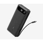 Anker  POWERCORE POWER BANK(20K, 87W, BUILT-IN USB-C CABLE) BLACK