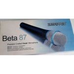 Shure Beta87 microphone 
