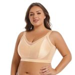 product_image_name-Fashion-Comfort Lift Non-Padded, Wire-Free Full Coverage Bra for Women – Breathable Mesh Support, Sizes 36D–46G, Beige-1