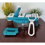product_image_name-Generic-2 in 1 Multi-Functional Manual Food Processor  Chopper,Mincer Blender grater with peeler-1