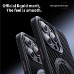 product_image_name-Generic-Black Carbon Fiber Case With Stand Ring MagSafe For IPhone 13 Pro Max - Premium Protection & Functionality-2