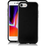 product_image_name-Generic-Black Slim Liquid Silicone 3 Layers Full Covered Soft Gel Rubber Phone Cover Case For IPhone 7-1