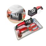 product_image_name-Generic-Kitchen Knife Sharpener 3 In 1 + Stainless Scissors + Peeler - Multicolor-3