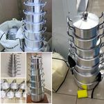 14Pcs Heavy Stainles Aluminium Cooking Pot Sufuria +6 Spoons