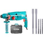 TOTAL Rotary Hammer Drill -Industry Heavy Duty Performance with Versatile Functions, 26mm