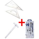 Hb Engineering Technical Drawing Set Free T square and Set square