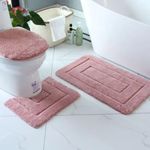 product_image_name-Generic-3pcs Bathroom mats,  super nonslip underside-4