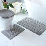 product_image_name-Generic-3pcs Bathroom mats,  super nonslip underside-5
