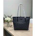 checkered tote bag 