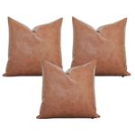 product_image_name-Generic-3 pcs Fiber filled leather throw pillows-1