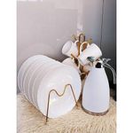 Sundabest 13 Pcs Breakfast Set,6 Mug Set, 6pcs Dinner Plates,2L Unbreakable Flask