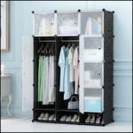 12 Door Cabinet With Rack