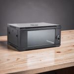 Easy Mounting Sturdy Wall-Mounting Bolts Reliable Networking Rack Enclosure 4U Wall Mount Data Cabinet 