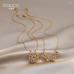 product_image_name-stainless steel-Lucky four-leaf clover necklace -2