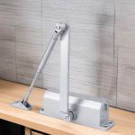 Automatic Adjustable Door Closer Aluminum Fireproof Hydraulic Dual Speed Control