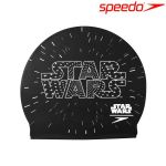 Speedo Swim Cap Junior Slogan - Unisex Children - Black Star Wars..