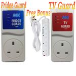 MK High And Low Voltage Protector TV Guard , Fridge Guard +Free 4Way Extension
