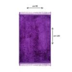 Luxury Velvet Islamic Prayer Mat - Soft & Comfortable - 80x120cm