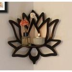 product_image_name-Generic-Lotus Buddha floating shelf for wall corner, floating shelf for crystal and stone display-1