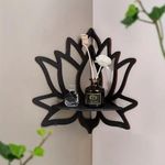 product_image_name-Generic-Lotus Buddha floating shelf for wall corner, floating shelf for crystal and stone display-6