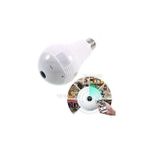 FULL HD WIFI NANNY CAMERA BULB 360Degree Fish Eye Camera