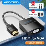 product_image_name-Vention-HDMI to VGA Converter 0.15M Black-3