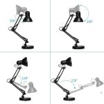 product_image_name-Generic-LED Black Desk Lamp with Adjustable Neck and Brightness-3